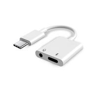 Adaptateur audio TYPE-C vers 3,5 mm avec port de charge