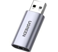 Adaptateur audio Ugreen CM383 USB à 3,5 mm Gris