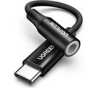 Adaptateur audio - UGREEN - USB-C vers Jack 3,5 mm - TRRS/TRS - Micro & commandes - Noir