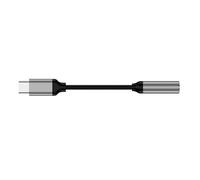 Adaptateur audio USB C 3,5 mm - Convertisseur de casque de type C jack | Câble auxiliaire en nylon et aluminium | Dongle audio pour smartphone Universal Music Call | Accessoire