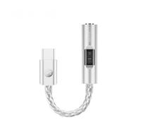 Adaptateur audio USB C à 3,5 mm Amplificateur DAC CX31993 Chip & MAX97220 Amplificateur audio haute performance pour casques, sortie 70mW, JCALLY JM6 PRO 2 AUX Dongle pour iPhone, Android, PC