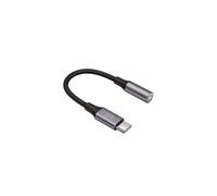 Adaptateur Audio USB-C Mâle vers Jack 3.5mm Femelle Noir