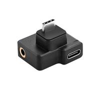 Adaptateur Audio USB-C pour caméra d'action DJI OSMO, Type C mâle à femelle, convertisseur de prise de Microphone AUX 3.5mm