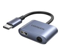 Adaptateur audio USB-C Ugreen cm231 3.5mm Gris