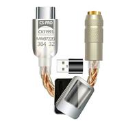 Adaptateur audio USB C vers 3,5 mm de type C pour casque audio DAC avec puce CX31993 MAX97220, adaptateur DAC de type C vers connecteur son de 3,5 mm