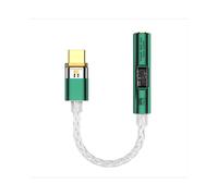 Adaptateur audio USB-C vers jack 3,5 mm BA23 avec DAC intégré Green