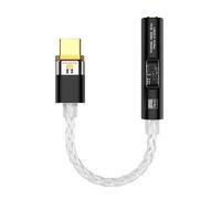 Adaptateur audio USB-C vers jack 3,5 mm BA23 avec DAC intégré Le noir