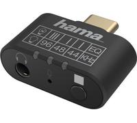 Hama Adaptateur Audio, fiche USB-C - Jack Femelle 3,5 mm, égalis, microph.