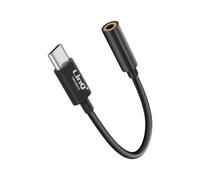 Adaptateur Audio USB-C vers Jack 3.5mm Femelle Son de qualité Noir