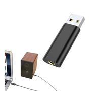 Adaptateur Audio USB, Carte Son Externe 3,5 mm pour Portable Plug and Play, Carte Son sans Pilote, Interface Audio USB Portable pour League of Legend, Casque, Casque