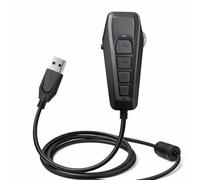 Adaptateur audio USB de type C Carte son externe avec contrôle du volume Microphone Adaptateur casque Plug and Play Aucun pilote nécessaire Adaptateur USB vers jack audio 3,5 mm pour PS4/PC/Mac/casque