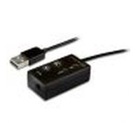 ADAPTATEUR AUDIO USB NOIR Microphone intégré CONNECTLAND