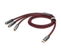 Adaptateur Audio USB type-c vers 3.5mm, câble séparateur, câble Audio pour casque, 1m ou 30cm