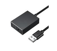 Adaptateur Audio USB Vers Optique SPDIF Toslink et 3,5 mm pour PS5, pour PS4, TV, PC, Ordinateur Portable, Smartphone Vers Haut-Parleur