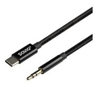 Adaptateur audio - video Savio - SAVKABELCL-187 - Câble USB-C vers mini-Jack