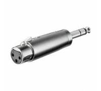 Goobay 27514 changeur de genre de câble XLR 6.35 mm Acier inoxydable