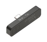 Adaptateur AudioStick Bluetooth 5.2 sans fil à faible latence pour PS5 / PS4, Nintendo Switch/Lite/Autres appareils SAVAGE RAVEN by Skull & Co. , optimisé pour AirPods/Pro, Noir