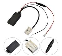 Adaptateur auxiliaire 5.0 pour véhicules - Diffusion de musique sans fil avec pause de lecture automatique - Antenne intégrée pour un signal puissant - Contrôle au volant - Compatible avec