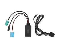 Adaptateur auxiliaire Bluetooth pour voiture 12 V 6 broches Kit mains libres Câble adaptateur audio avec microphone récepteur pour musique dans la voiture pour Clio Espace 2005 à 2011