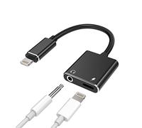 Adaptateur auxiliaire pour iPhone pour prise casque Lightning vers répartiteur 3,5 mm pour Apple Dongle (2 en 1) Cordon de chargeur certifié MFI Adaptateur audio Para Earbud Music Power Charge