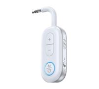 Adaptateur auxiliaire sans fil, adaptateur d'entrée auxiliaire 2 en 1, récepteur de haut-parleur de voiture, transmetteur sans fil portable de voiture, streaming audio sans fil pour voiture et maison