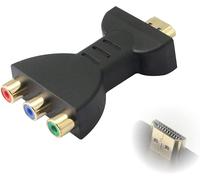 Adaptateur AV,HDMI Mâle vers 3 RCA femelle Composite AV Audio Video Adaptateur Convertisseur de format vidéo pour TV