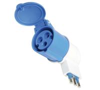Adaptateur avec fiche 16 A et prise industrielle Valex