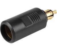Adaptateur avec fiche DIN et prise EURO, 12/24V max 16A, court