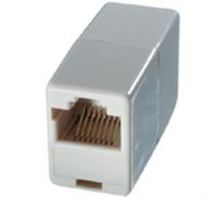 Adaptateur avec fiche RJ45 Femelle ET fiche RJ45 Femelle, Ivoire Coupleur Informatique ou téléphone