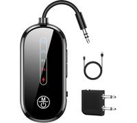 Adaptateur Avion Bluetooth 5.4 - Transmetteur Récepteur 2 En 1 Pour Tv, Adaptateur Aux Bluetooth Vers 2 Air-Pods, Répartiteur Bluetooth Avec Adaptateur Auxiliaire Supplémentaire De Double 3,[Z5310]