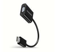 Adaptateur Axagon RVH-VGN HDMI Type A vers VGA D-Sub 0,15m avec conversion signal numérique-analogique noir