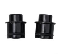Adaptateur axe traversant 12 mm/15 mm vers 9 mm pour libération rapide compatible avec différents moyeux (2 pièces de 12 à 9 mm)