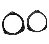 ACV Electronic Bague d'adaptation pour haut-parleurs porte-avant Opel Astra H/Corsa D 16 cm, noir