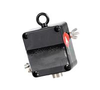 Adaptateur Balun de Configuration d ' antenne 49: 1 pour Utilisation de Fil d ' extrémité, Alimentation 1, 8-30 MHz Faible SWR avec connecteur coaxial et Boucle supérieure