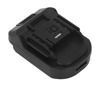 Adaptateur Batterie 18V à 20V, Convertisseur avec Interface USB, Matériau ABS Durable, 10,5x7x4cm - Protection Multiples, Compatible Meilleure Conversion pour Outils Électriques