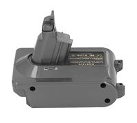 Adaptateur Batterie 18V, Boîtier ABS Haute Résistance, Compatible Aspirateur V6 - Durable, Indicateur LED, Connectique Fiable