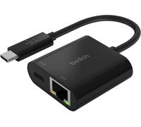 Adaptateur Belkin USB-C vers Ethernet avec alimentation USB jusqu'à 60 W