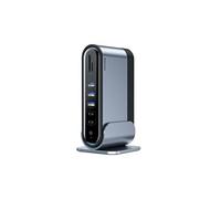 Adaptateur BG0G Avec sortie HDMI audio Gigabit Ethernet 100W USB-C Type-C Grise