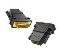 Adaptateur bidirectionnel UGREEN DVI vers DVI 24+1, femelle vers mâle, convertisseur HDTV 1080P, connecteur DVI Taille UniqueSilicone