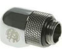Adaptateur Bitspower 90 degrés G1/4 pouce mâle sur G1/4 pouce femelle - pivotant, argent brillant