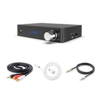 Adaptateur Bluetooth 5.0 à affichage numérique, transmetteur et récepteur Bluetooth, 3.5Mm AUX, sortie RCA, lecture de carte U Disk TF A