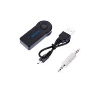 Adaptateur Bluetooth 5.0 auxiliaire pour voiture, prise jack 3,5 mm, récepteur USB, haut-parleur, kit
