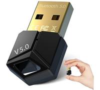 Adaptateur Bluetooth 5.0, Mini USB Bluetooth Dongle Audio émetteur récepteur Prend en Charge Win 7/8/8.1/10, Adaptateur Bluetooth sans Fil pour PC/Casque/Haut-parleurs/Clavier/imprimantes