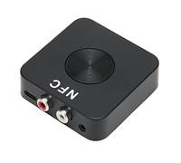 Adaptateur Bluetooth 5.0 NFC, Transmetteur Récepteur Audio sans Fil Portable pour Voitures et Systèmes Audio Domestiques, Portée de 15m