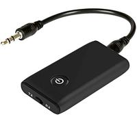 Adaptateur Bluetooth 5.0 Transmetteur,2-en-1 Transmetteur Bluetooth 5.0 Récepteur et Émetteur Sortie Stéréo 3.5mm,Adaptateur Bluetooth Audio aptX pour Casque TV PC Ordinateur Enceinte Voiture