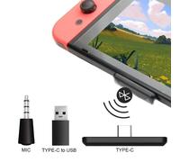 Adaptateur bluetooth 5.0 USB/type c sans fil, pour Nintendo Switch, récepteur Audio, transmetteur, convertisseur pour Console PS4/PC Portable