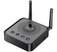 Adaptateur Bluetooth 5.2 Récepteur Émetteur OLED U Disk Audio HiFi Optique AUX aptX HD LL Longue Autonomie Écran Chansons Double