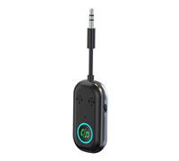 Adaptateur Bluetooth 5.3, émetteur 2 en 1, émetteur Bluetooth, récepteur Bluetooth, adaptateur jack 3,5 mm, prend en charge deux appareils pour avion, TV, casque, voiture et plus encore
