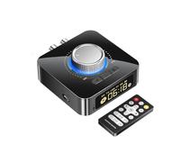 Adaptateur Bluetooth Avec télécommande Voiture Jack Recepteur Bluetooth Ampli Prise Jack Bluetooth 5.0 pour TV, Voiture, Haut-Parleurs, Ordinateurs de Bureau, Projecteurs, 3.5mm Aux/Rca/USB/Tf, 400mah
