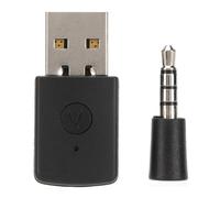 Adaptateur Bluetooth compatible PS5, dongle USB avec prise jack 3,5 mm pour casque et microphone sans fil, émetteur-récepteur Bluetooth 5.4